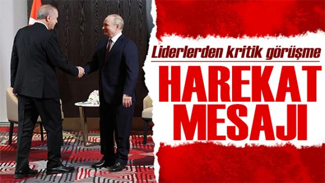 Erdoğan ve Putin arasında kritik görüşme: Soçi Mutabakatı hatırlatması