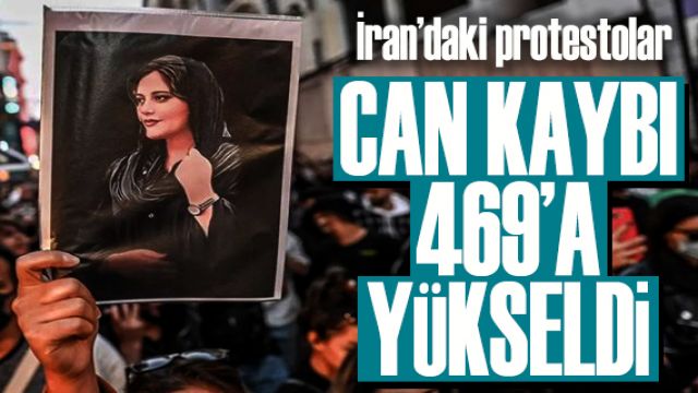 İran'da ölen gösterici sayısı 469'a yükseldi