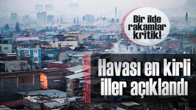 Türkiye'de havası en kirli iller belli oldu: Bir ilde rakamlar endişe verici düzeyde