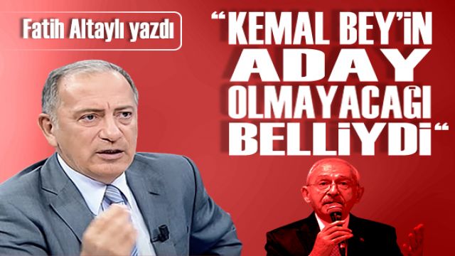 Fatih Altaylı: "Kılıçdaroğlu'nun masasındaki rapor"